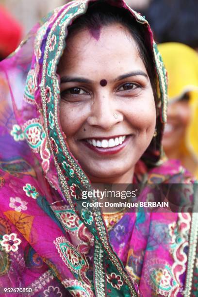 Femme indienne Radjasthan Inde.