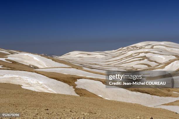 Le plus haut sommet du Liban dans le mont Liban qui culmine a 3090m.