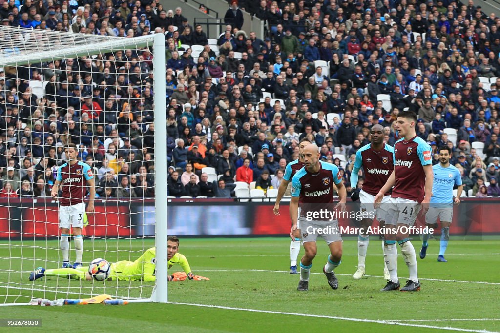 West Ham United v Manchester City - Premier League