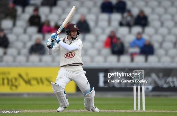 Scott Borthwick of Surrey during the Specsavers County Championship Division One match between Lancashire and Surrey at Old Trafford at Old Trafford...