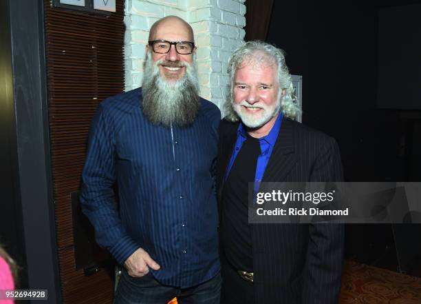 Chris Bailey Tour Manager Bacon Brothers Band and Host/Rolling Stones Keyboardist Chuck Leavell during Mother Nature Network's White House...