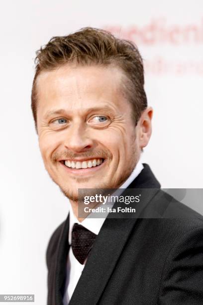 German actor Roman Knizka attends the Lola - German Film Award red carpet at Messe Berlin on April 27, 2018 in Berlin, Germany.