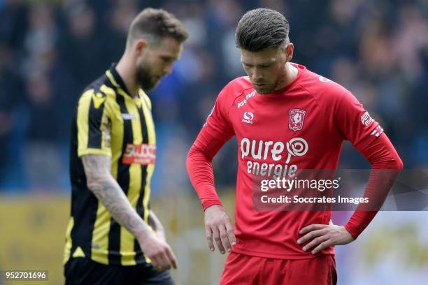 Danny Holla of FC Twente during the Dutch Eredivisie match between Vitesse v Fc Twente at the GelreDome on April 29, 2018 in Arnhem Netherlands