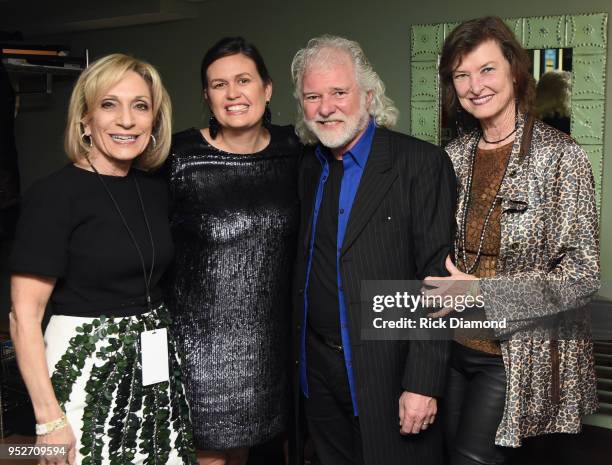 News Andrea Mitchell, White House Press Secretary Sarah Huckabee Sanders, Host/Rolling Stones Keyboardist Chuck Leavell and Rolling Stones Wardrobe...