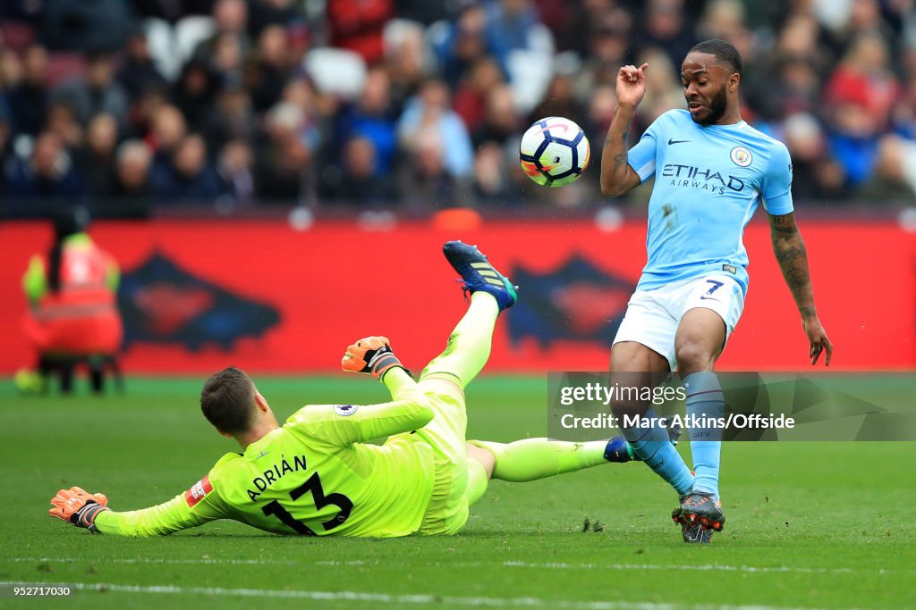 West Ham United v Manchester City - Premier League