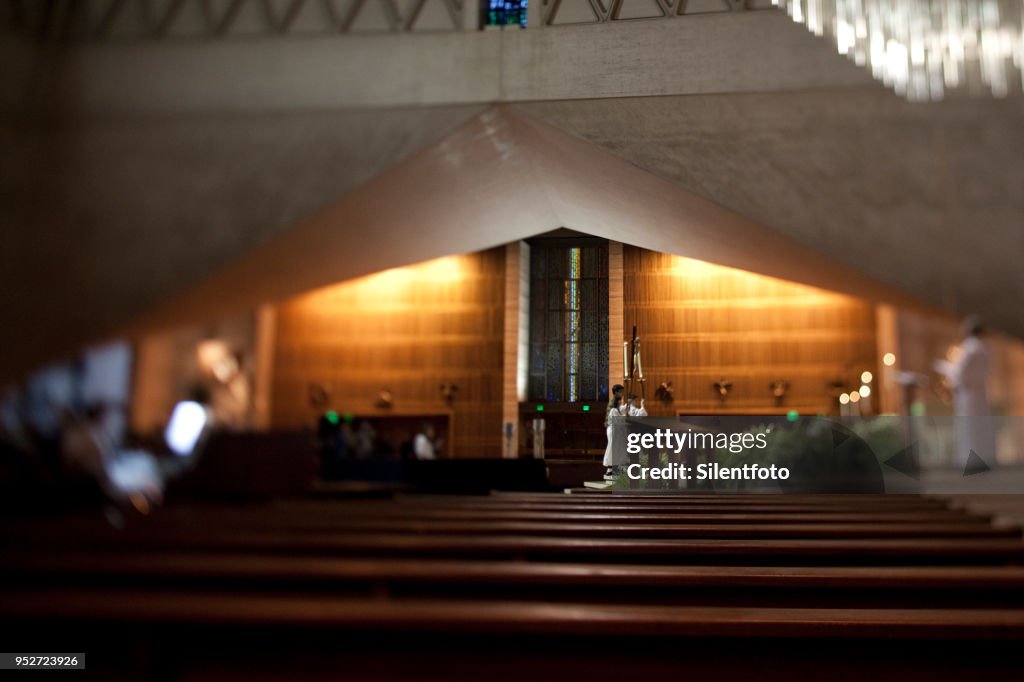 Chancel Inside Saint Mary's Cathedral, San Francisco