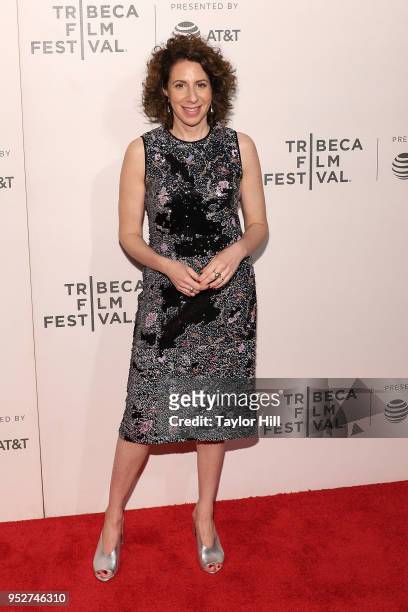 Jenny Carchman attends the premiere of "The Fourth Estate" during the 2018 Tribeca Film Festival at Borough of Manhattan Community College on April...