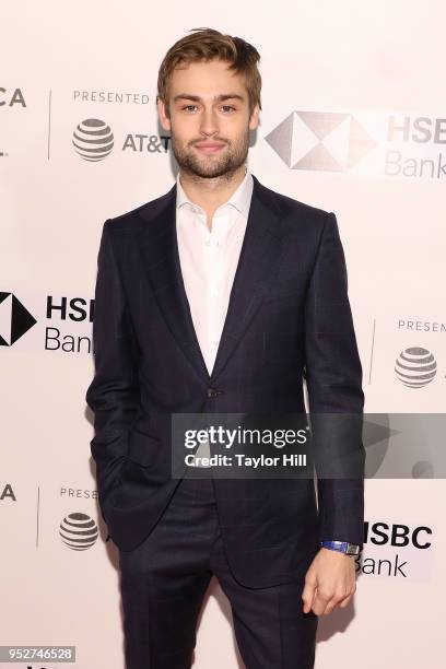 Douglas Booth attends the premiere of "The Fourth Estate" during the 2018 Tribeca Film Festival at Borough of Manhattan Community College on April...