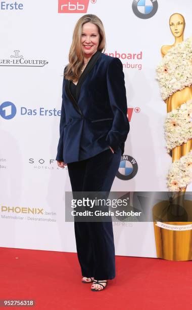Ann Kathrin Kramer during the Lola - German Film Award red carpet at Messe Berlin on April 27, 2018 in Berlin, Germany.