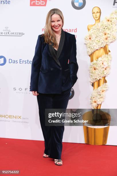 Ann Kathrin Kramer during the Lola - German Film Award red carpet at Messe Berlin on April 27, 2018 in Berlin, Germany.