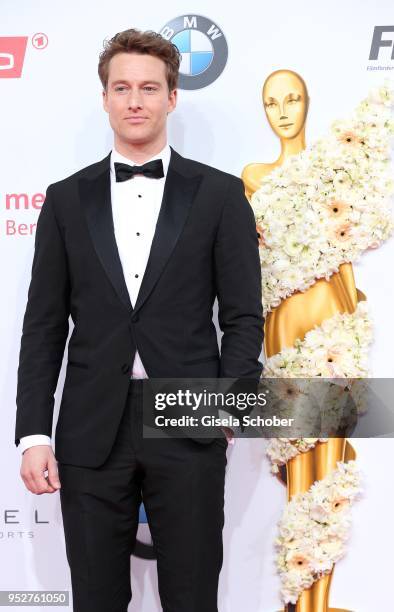 Alexander Fehling during the Lola - German Film Award red carpet at Messe Berlin on April 27, 2018 in Berlin, Germany.