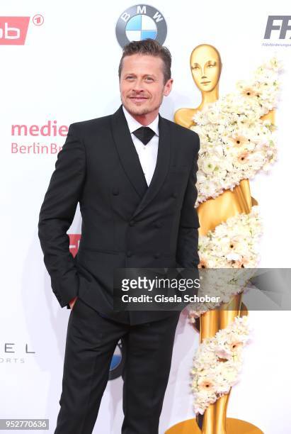 Roman Knizka during the Lola - German Film Award red carpet at Messe Berlin on April 27, 2018 in Berlin, Germany.