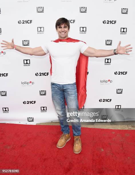 Actor Cooper Barnes attends the 2nd Annual Lollipop Superhero Walk benefiting the Lollipop Theater Network at Pan Pacific Park on April 29, 2018 in...