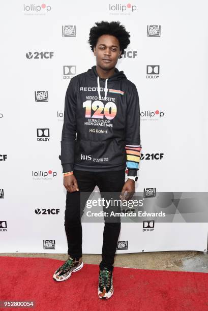 Actor Echo Kellum attends the 2nd Annual Lollipop Superhero Walk benefiting the Lollipop Theater Network at Pan Pacific Park on April 29, 2018 in Los...