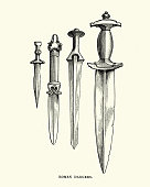 Ancient Roman Daggers