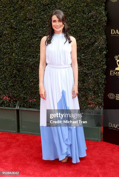 Rena Sofer attends the 45th annual Daytime Emmy Awards at Pasadena Civic Auditorium on April 29, 2018 in Pasadena, California.