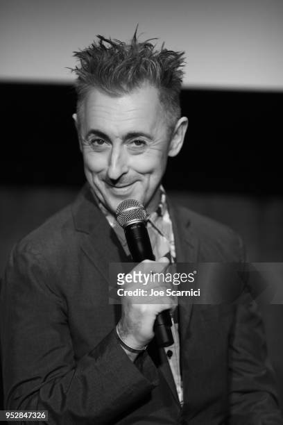 Actor Alan Cumming speaks onstage at 'Hamlet' during day 4 of the 2018 TCM Classic Film Festival on April 29, 2018 in Hollywood, California. 350482.