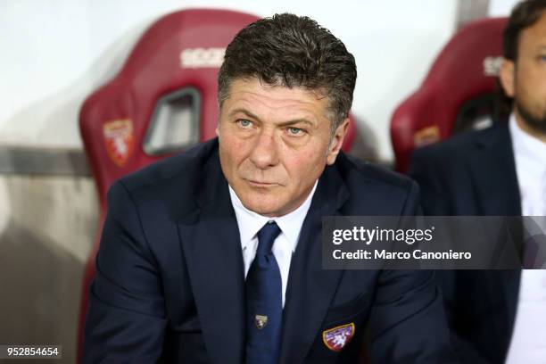 Walter Mazzarri, head coach of Torino FC, gestures during the Serie A football match between Torino Fc and Ss Lazio. SS Lazio wins 1-0 over Torino Fc.