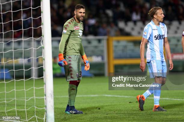 Salvatore Sirigu of Torino FC during the Serie A football match between Torino Fc and Ss Lazio. SS Lazio wins 1-0 over Torino Fc.