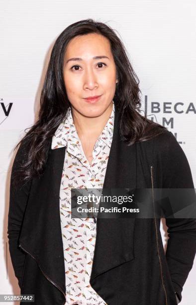 Yossie Mulyadi attends the screening of 'Maine' during the 2018 Tribeca Film Festival at Cinepolis Chelsea, Manhattan.