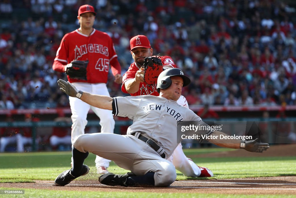 New York Yankees v Los Angeles Angels of Anaheim