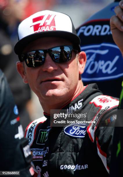 Clint Bowyer, Stewart-Haas Racing, Ford Haas Automation Demo Day during Qualifying for the 49th annual Geico 500 on Saturday April 28,2018 at...