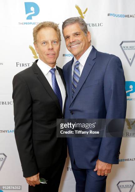 Greg Germann and John Maceri attend The People Concern's Celebrating Change Gala at Casa Vertigo on April 29, 2018 in Los Angeles, California.