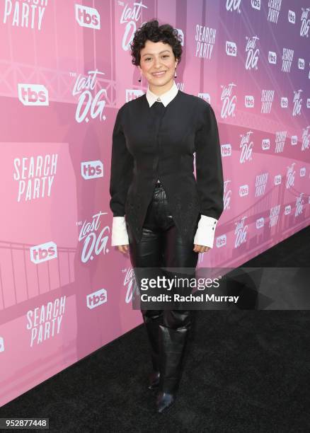 Alia Shawkat attends the For Your Consideration Red Carpet Event for TBS' Hipsters and O.G.'s at Steven J. Ross Theatre on the Warner Bros. Lot on...