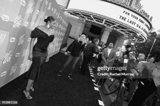 Tiffany Haddish attends the For Your Consideration Red Carpet Event for TBS' Hipsters and O.G.'s at Steven J. Ross Theatre on the Warner Bros. Lot on...