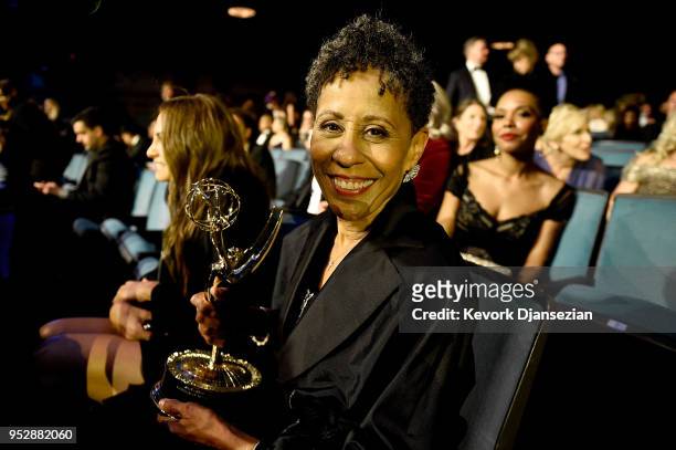 Vernee Watson attends the 45th annual Daytime Emmy Awards at Pasadena Civic Auditorium on April 29, 2018 in Pasadena, California.