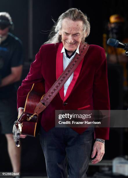 Gordon Lightfoot performs onstage during 2018 Stagecoach California's Country Music Festival at the Empire Polo Field on April 29, 2018 in Indio,...