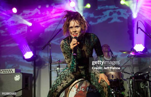 Singer Kate Nash performs at The Underground on April 29, 2018 in Charlotte, North Carolina.