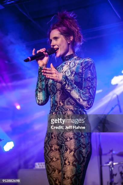 Singer Kate Nash performs at The Underground on April 29, 2018 in Charlotte, North Carolina.