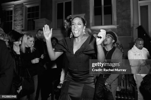 Tiffany Haddish attends the For Your Consideration Red Carpet Event for TBS' Hipsters and O.G.'s at Steven J. Ross Theatre on the Warner Bros. Lot on...