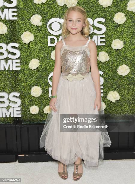 Actress Alyvia Alyn Lind attends the CBS Daytime Emmy After Party at Pasadena Convention Center on April 29, 2018 in Pasadena, California.