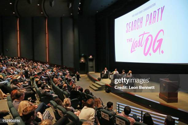 General view during panel discussion at the TBS' FYC Event For "The Last O.G." And "Search Party" at Steven J. Ross Theatre on the Warner Bros. Lot...