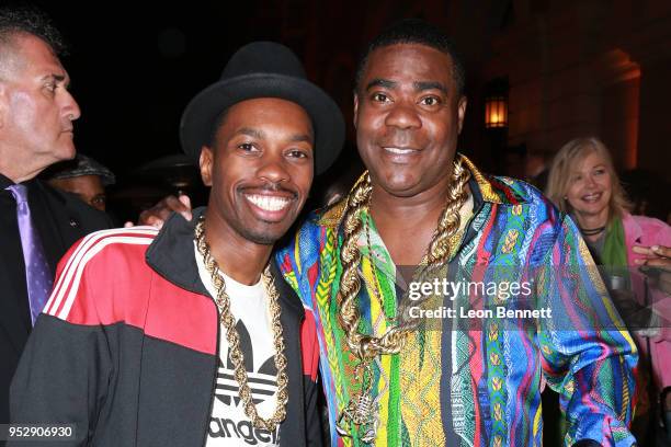 Actors Melvin Jackson Jr. And Tracy Morgan attend the after party during theTBS' FYC Event For "The Last O.G." And "Search Party" at Steven J. Ross...