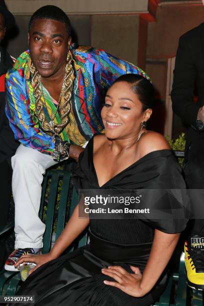 Actors Tracy Morgan and Tiffany Haddish attend the after party during theTBS' FYC Event For "The Last O.G." And "Search Party" at Steven J. Ross...