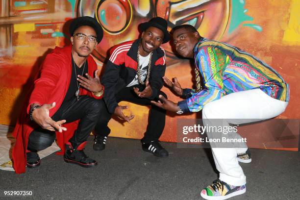 Actors Allen Maldonado, Melvin Jackson Jr. And Tracy Morgan attends the after party during the TBS' FYC Event For "The Last O.G." And "Search Party"...