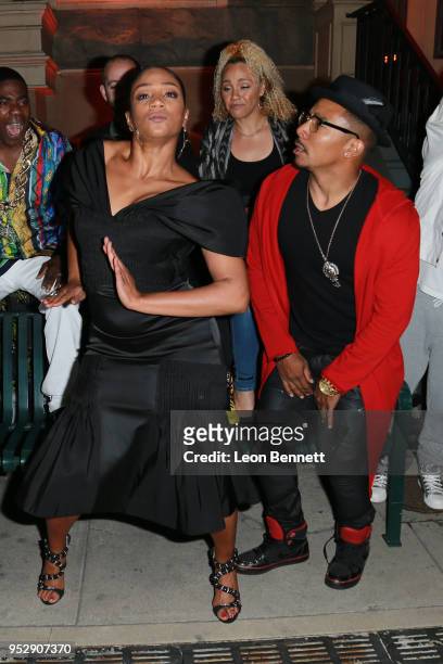 Actors Tiffany Haddish and Allen Maldonado attend the after party during the TBS' FYC Event For "The Last O.G." And "Search Party" at Steven J. Ross...