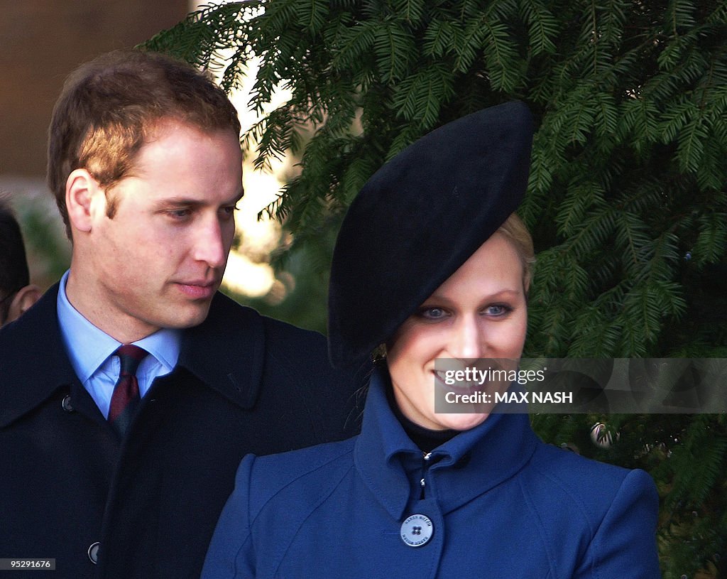 Britain's Prince William (L) and Princes