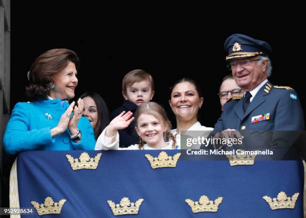 Queen Silvia of Sweden, Princess Sofia, Duchess of Varmland, Princess Estelle, Duchess of Ostergotland, Princess Sofia, Duchess of Varmland, Prince...