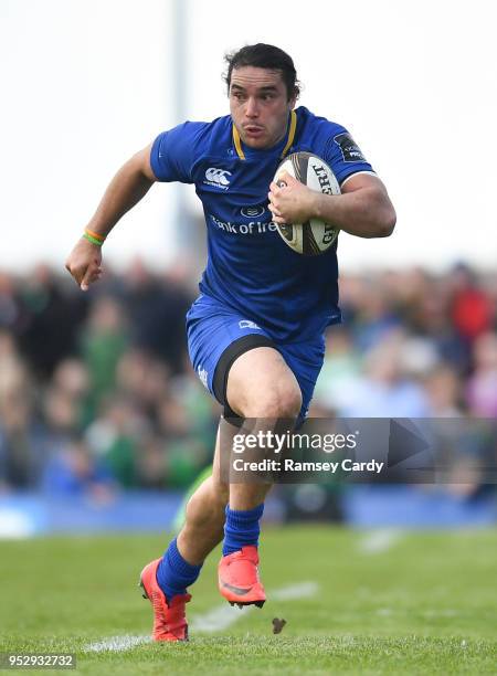 Galway , Ireland - 28 April 2018; James Lowe of Leinster during the Guinness PRO14 Round 21 match between Connacht and Leinster at the Sportsground...