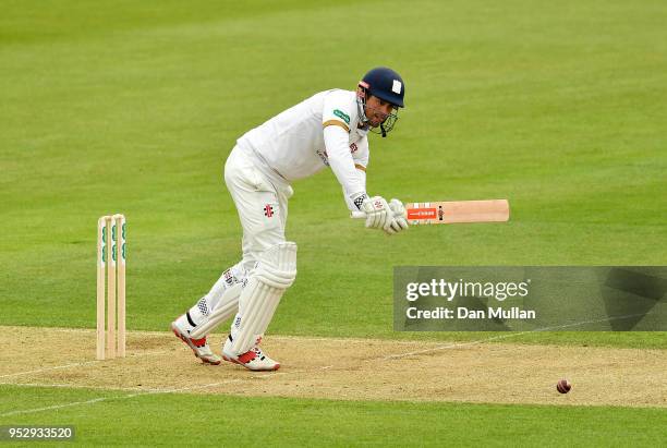 Alastair Cook of Essex bats during day four of the Specsavers County Championship Division One match between Hampshire and Essex at Ageas Bowl on...