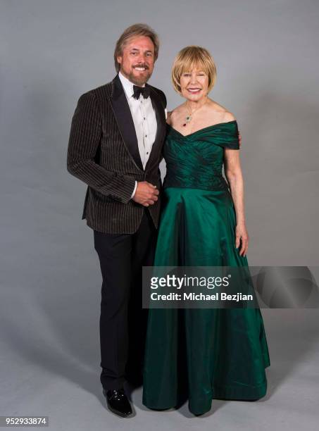 Doug Brown and Loretta Swit pose for portrait at 45th Daytime Emmy Awards - Portraits by The Artists Project Sponsored by the Visual Snow Initiative...