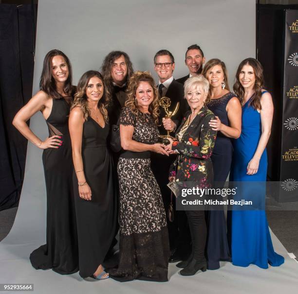 Cast of 'Days of Our Lives' pose at 45th Daytime Emmy Awards - Portraits by The Artists Project Sponsored by the Visual Snow Initiative on April 29,...
