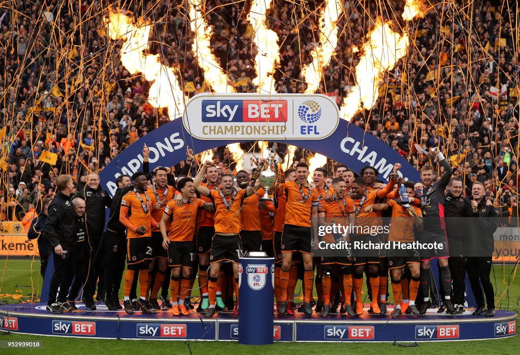 Wolverhampton Wanderers v Sheffield Wednesday - Sky Bet Championship