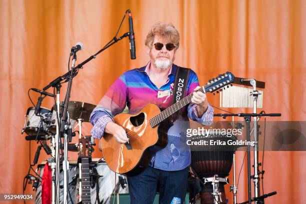 Mac McAnally performs during the New Orleans Jazz & Heritage Festival at Fair Grounds Race Course on April 29, 2018 in New Orleans, Louisiana.