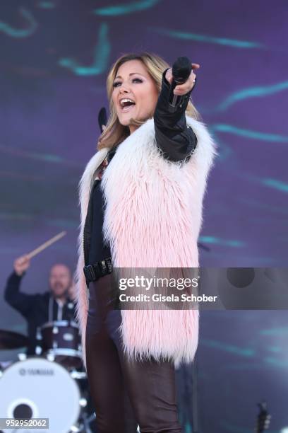 Helene Fischer performs at the Top of the Mountain Closing Concert at Idalp stage on April 30, 2018 in Ischgl, Austria.