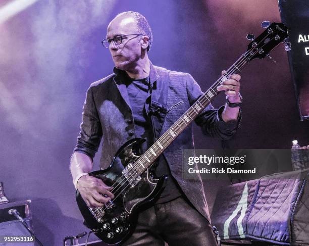 Nightly News/Dateline anchor Lester Holt performs during Mother Nature Network's White House Correspondents' Jam IV on April 27, 2018 at The Hamilton...
